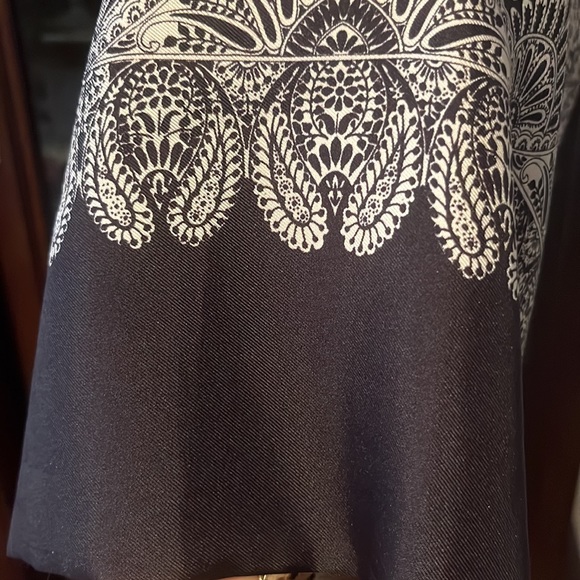 HELMUT LANG SILK BLACK AND WHITE PAISLEY TANK TOP - Picture 5 of 9